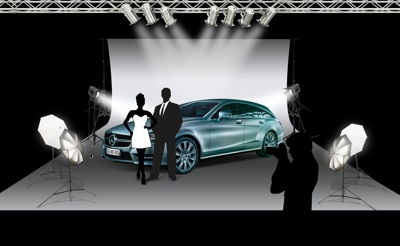 mercedes lancement du nouveau cls shooting break